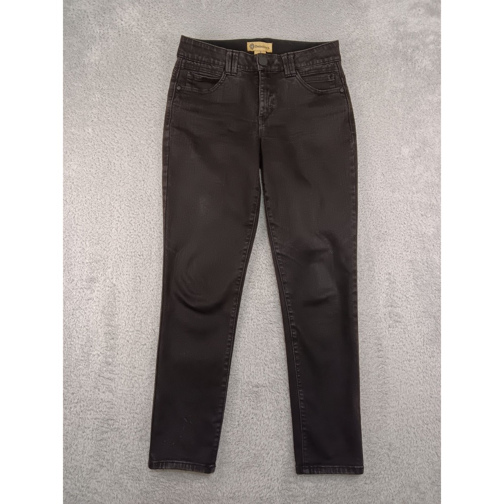 Democracy Jeans Women 8 (29x27.5) Black Skinny Ab Technology Stretch BN1873KFSL